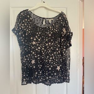Women’s sheer blouse size 2X